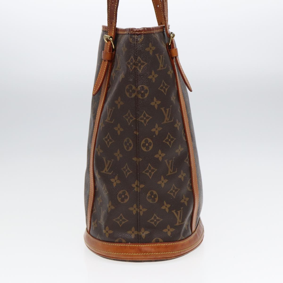 LOUIS VUITTON Monogram Bucket GM Shoulder Bag M42236 LV Auth 84283