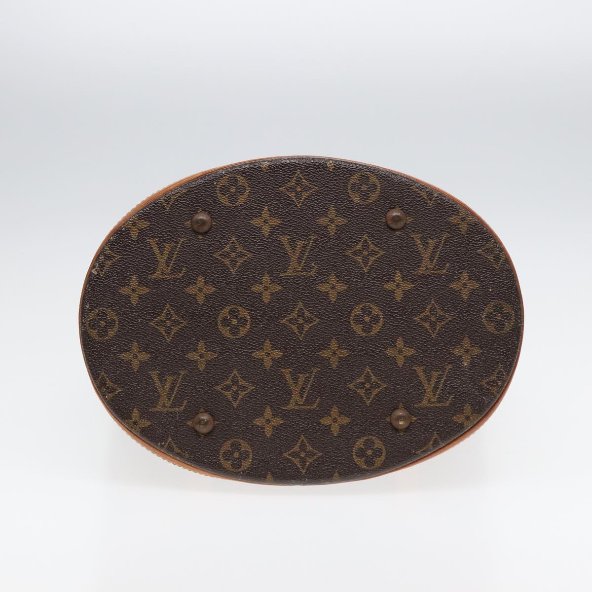 LOUIS VUITTON Monogram Bucket GM Shoulder Bag M42236 LV Auth 84283