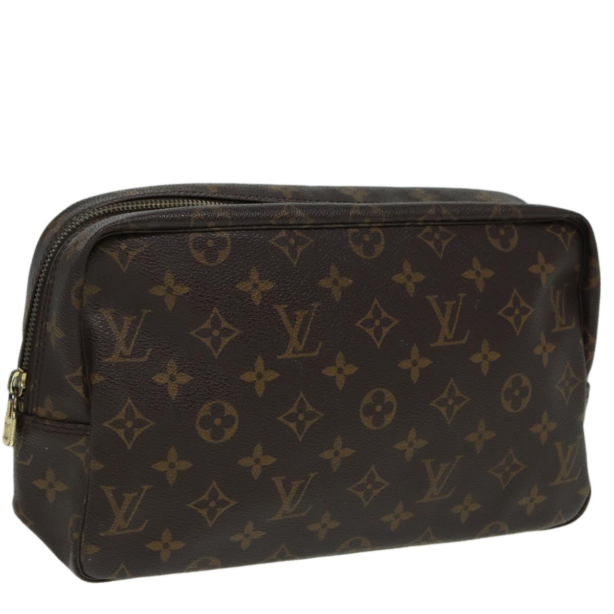 LOUIS VUITTON Monogram Trousse Toilette 28 Clutch Bag M47522 LV Auth 84294