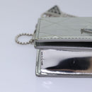 PRADA Shoulder Pouch Triangle Panel Silver Auth 84299-15
