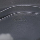 PRADA Shoulder Pouch Triangle Panel Silver Auth 84299-20