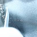 PRADA Shoulder Pouch Triangle Panel Silver Auth 84299-11