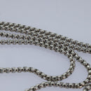 PRADA Shoulder Pouch Triangle Panel Silver Auth 84299-14