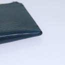 LOUIS VUITTON Epi Porte Monnaie NM Coin Purse Blue M61341 LV Auth 84301-16