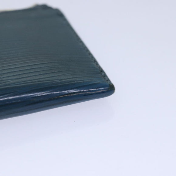 LOUIS VUITTON Epi Porte Monnaie NM Coin Purse Blue M61341 LV Auth 84301