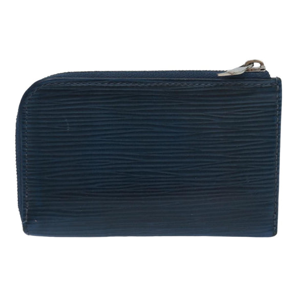 LOUIS VUITTON Epi Porte Monnaie NM Coin Purse Blue M61341 LV Auth 84301