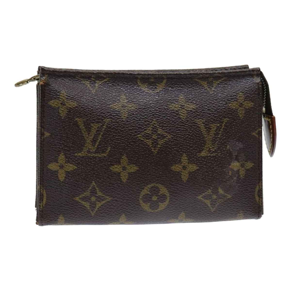 LOUIS VUITTON Monogram Poche Toilette 15 Pouch M47546 LV Auth 84303