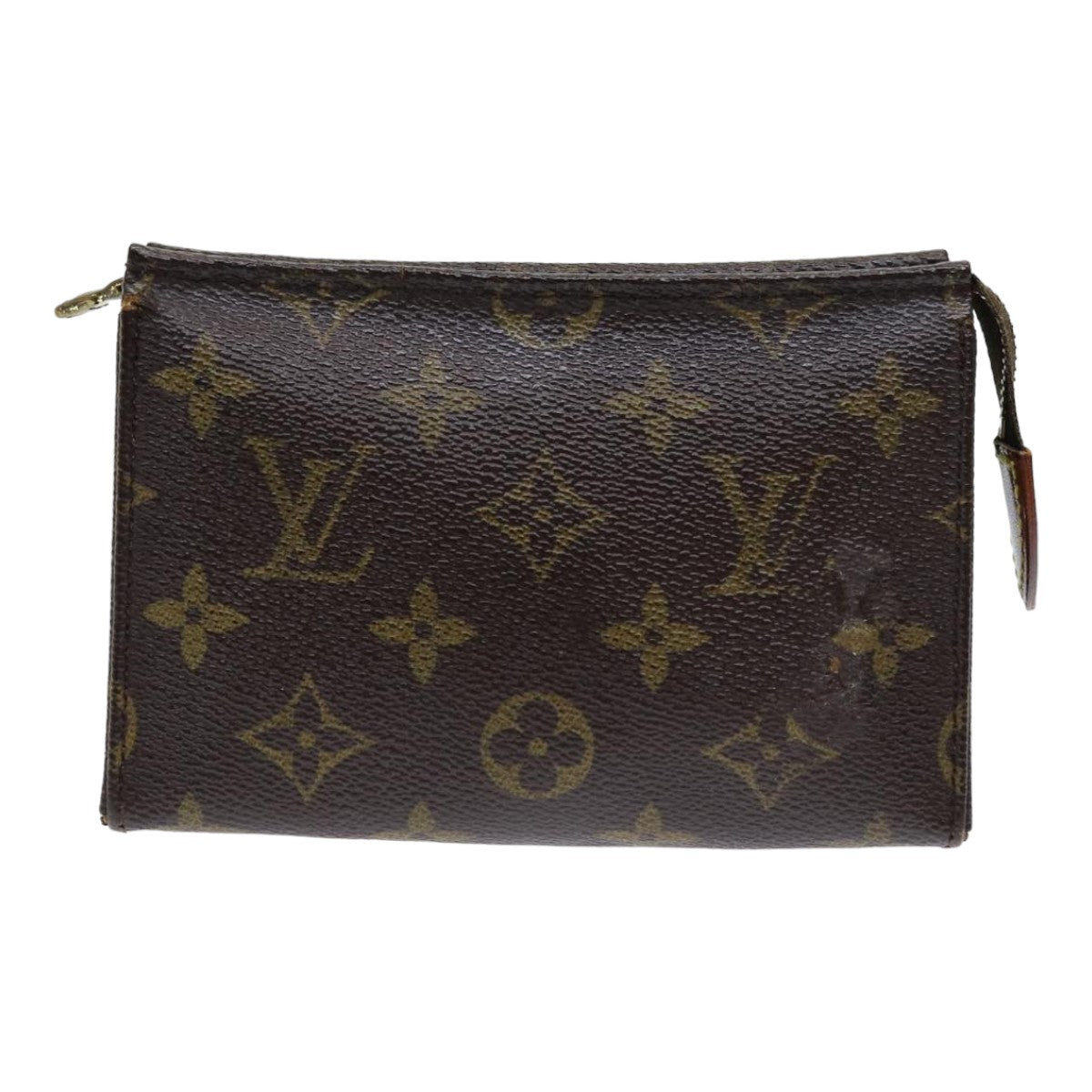 LOUIS VUITTON Monogram Poche Toilette 15 Pouch M47546 LV Auth 84303