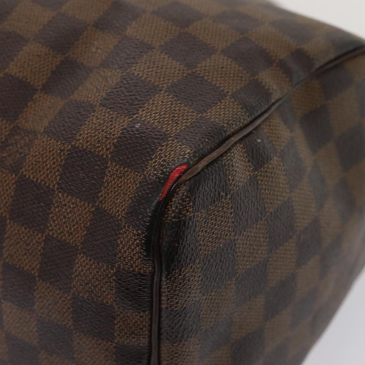 LOUIS VUITTON Damier Ebene Speedy 30 Hand Bag N41364 LV Auth 84324