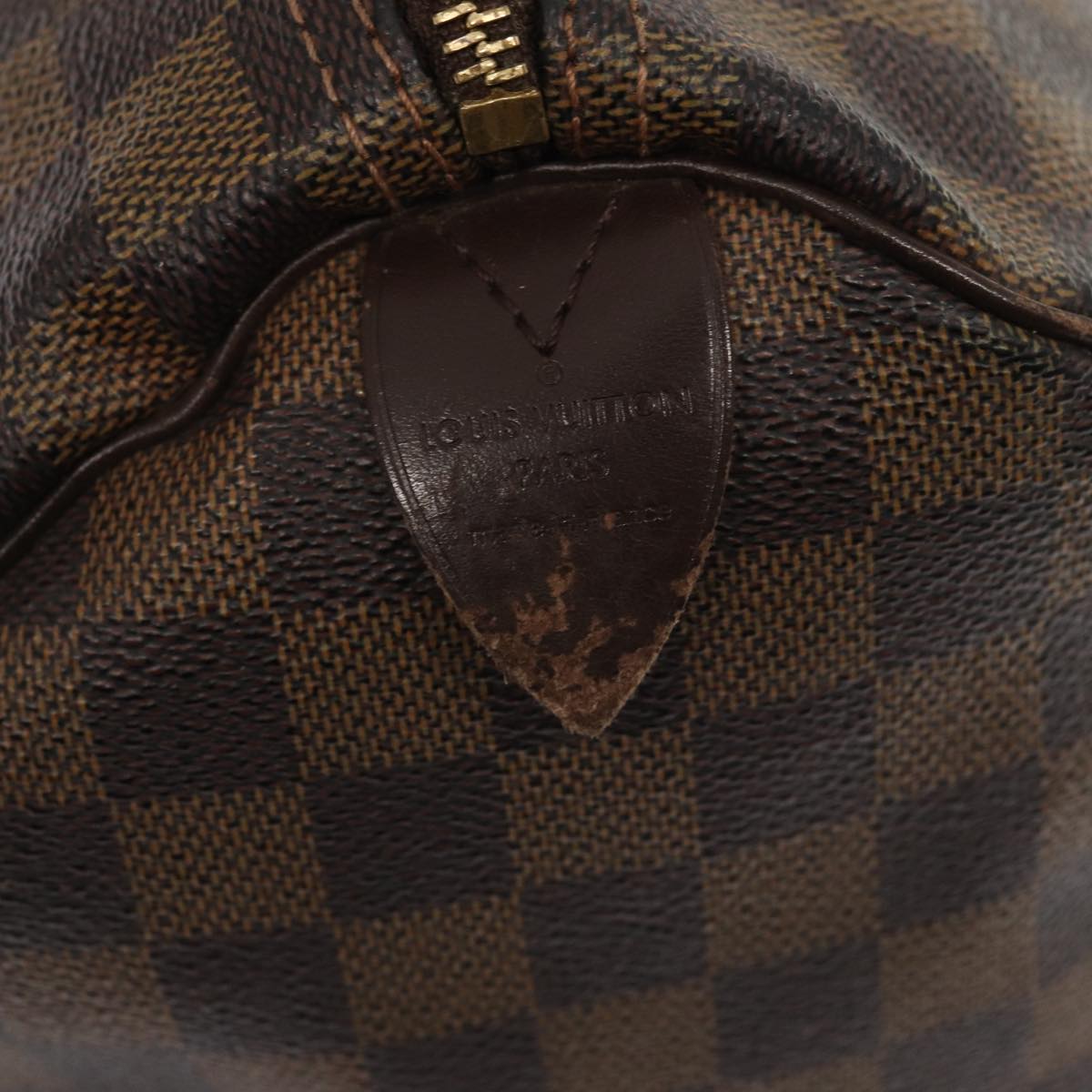 LOUIS VUITTON Damier Ebene Speedy 30 Hand Bag N41364 LV Auth 84324