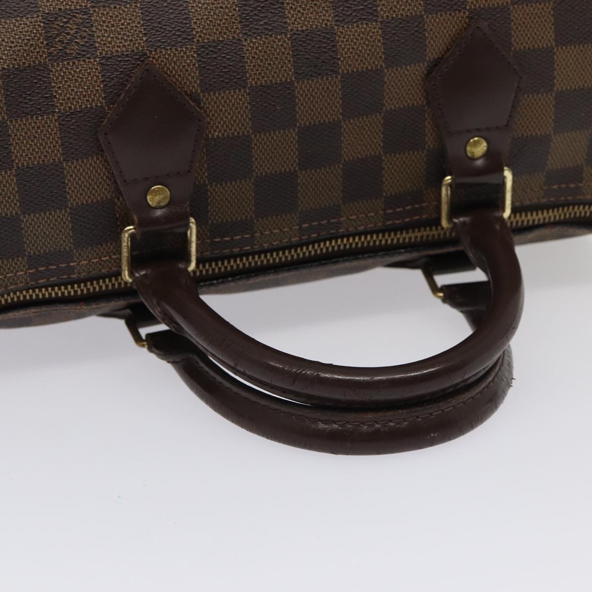 LOUIS VUITTON Damier Ebene Speedy 30 Hand Bag N41364 LV Auth 84324