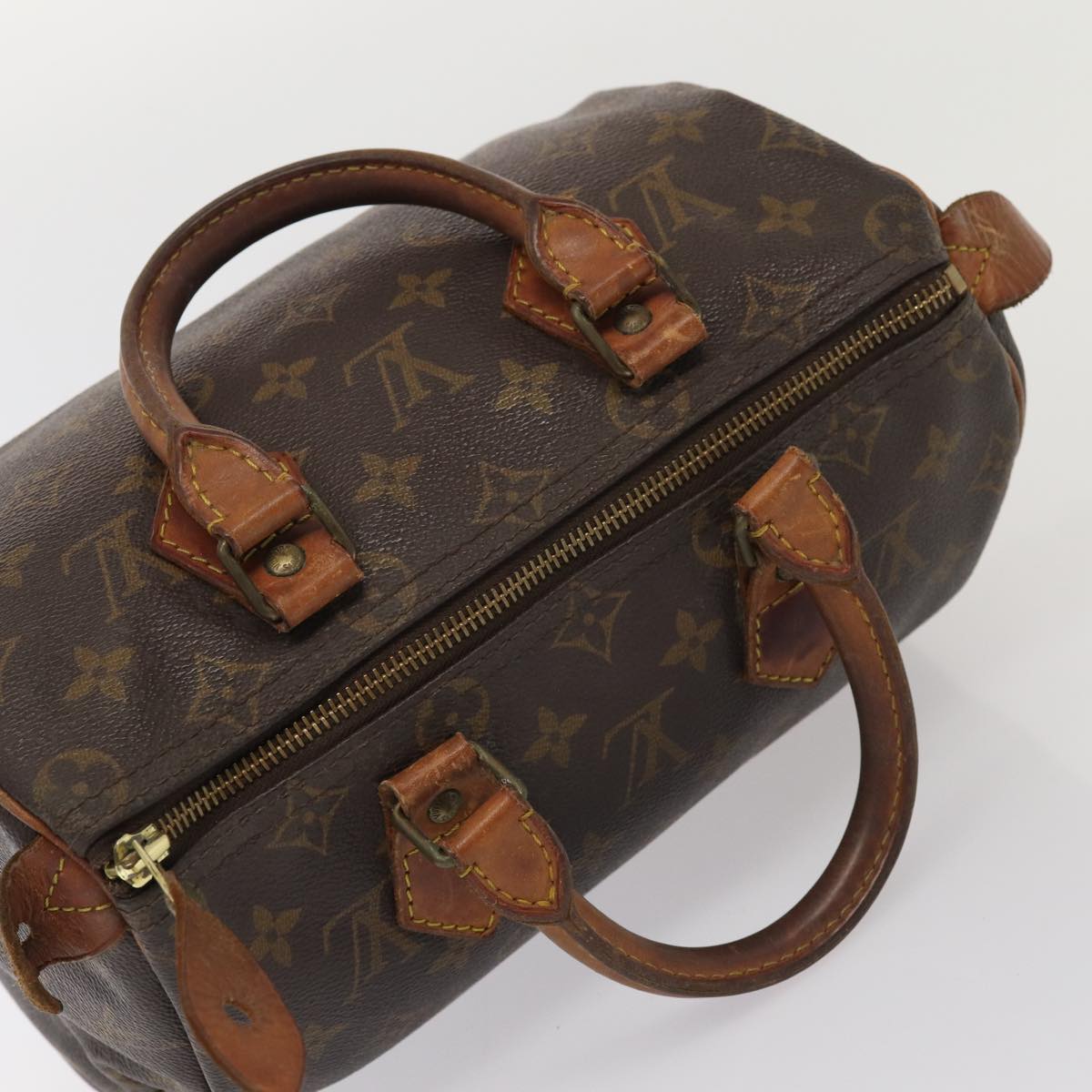 LOUIS VUITTON Monogram Speedy 25 Hand Bag M41528 LV Auth 84326