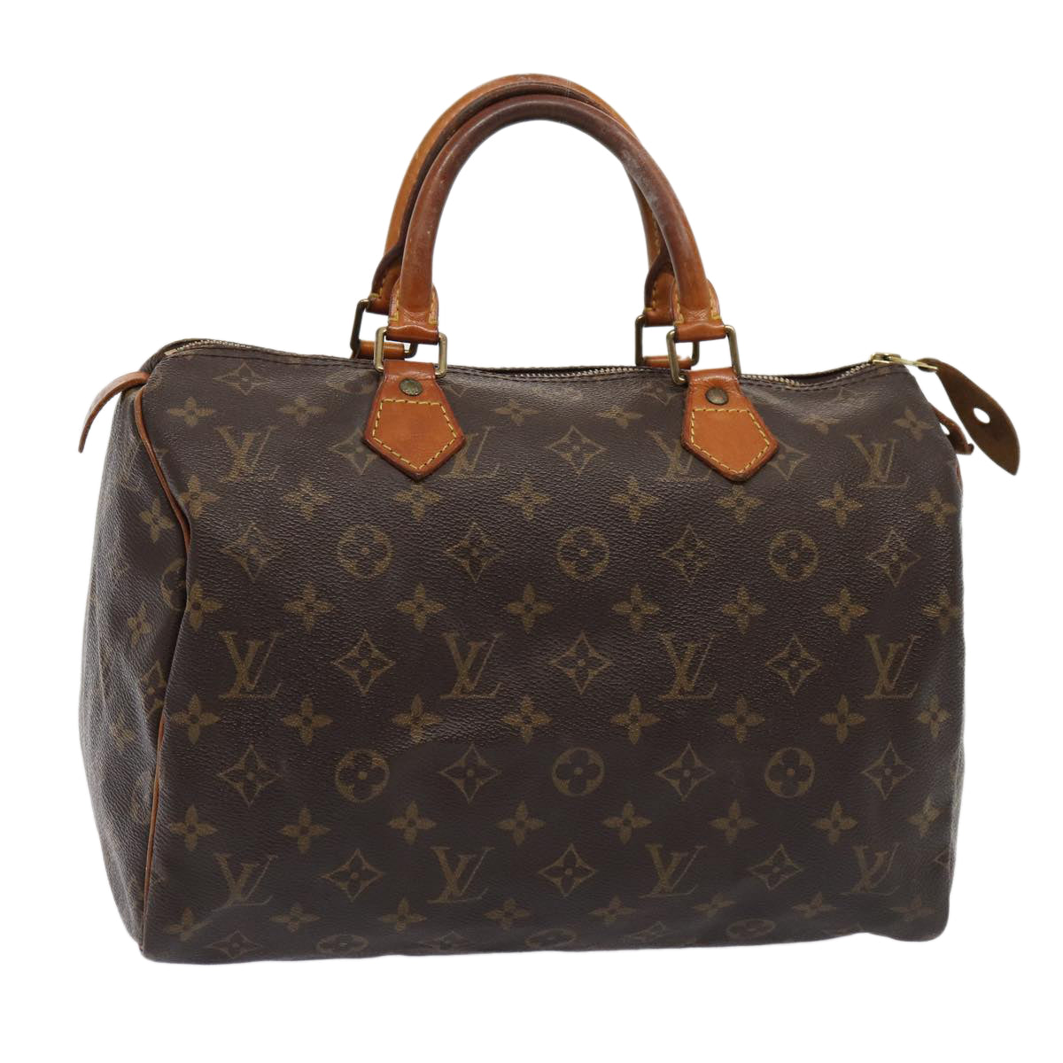 LOUIS VUITTON Monogram Speedy 30 Hand Bag M41526 LV Auth 84327