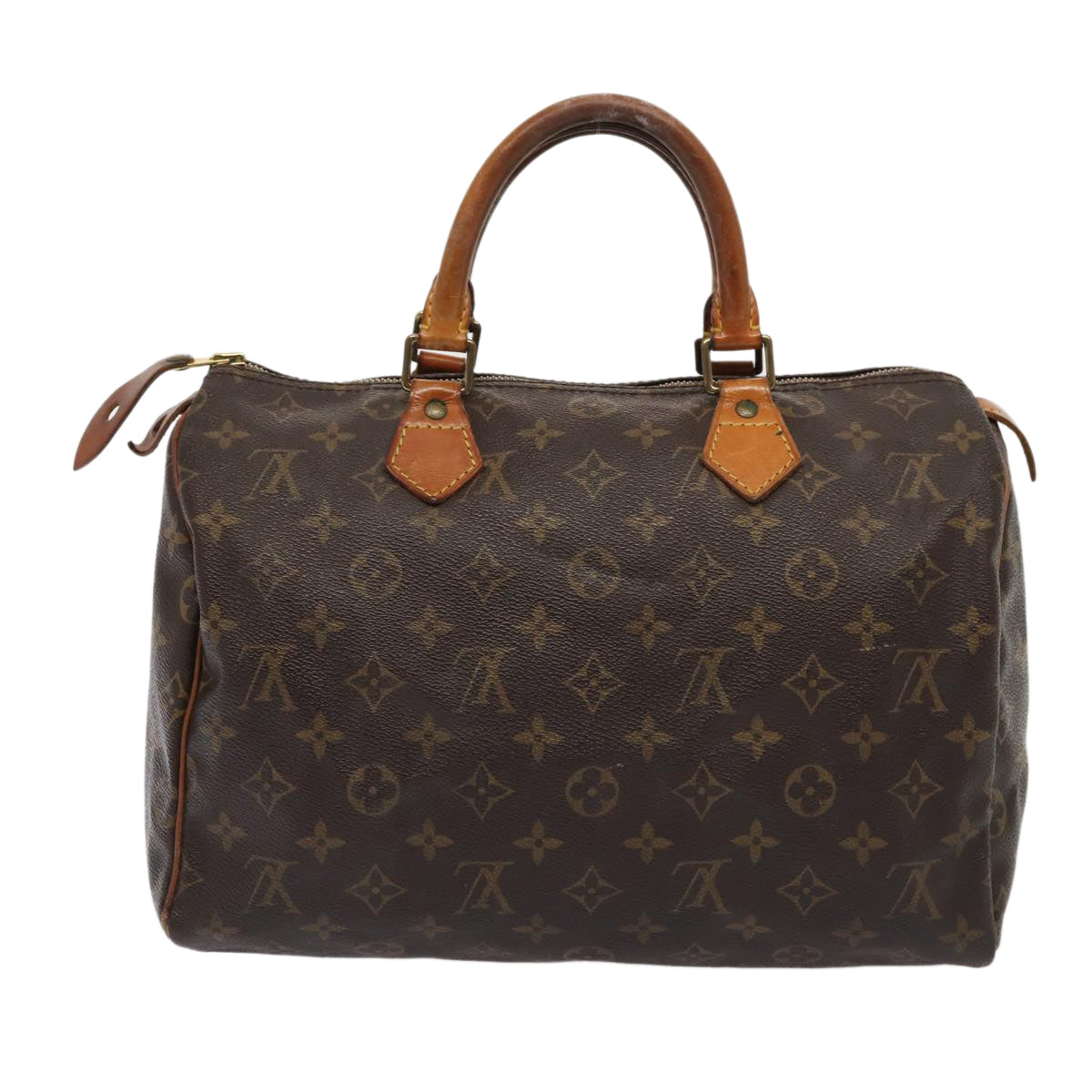 LOUIS VUITTON Monogram Speedy 30 Hand Bag M41526 LV Auth 84327