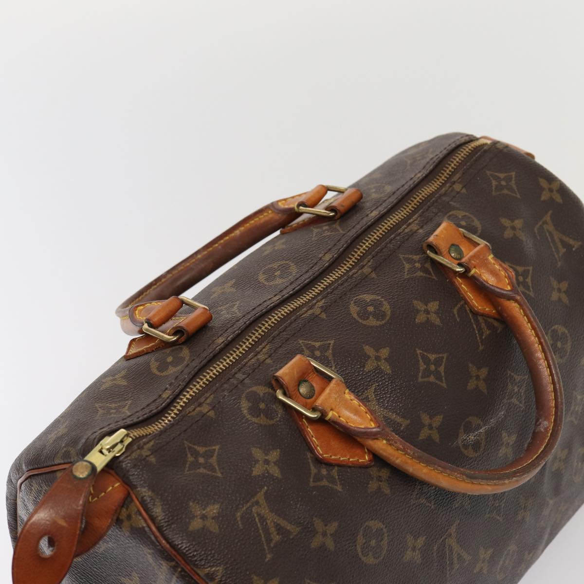 LOUIS VUITTON Monogram Speedy 30 Hand Bag M41526 LV Auth 84327