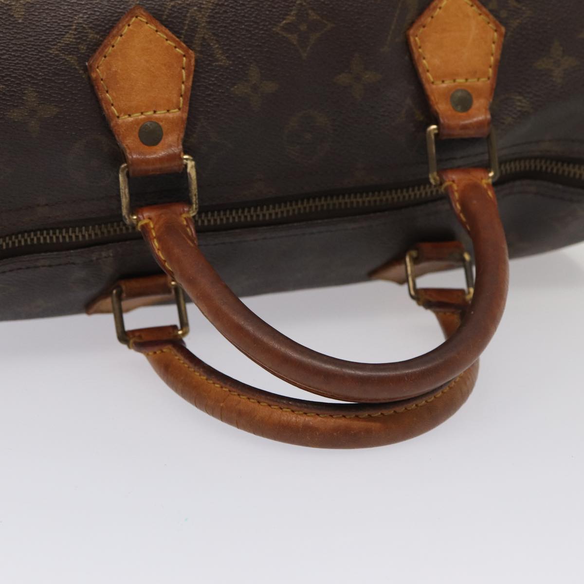 LOUIS VUITTON Monogram Speedy 30 Hand Bag M41526 LV Auth 84329