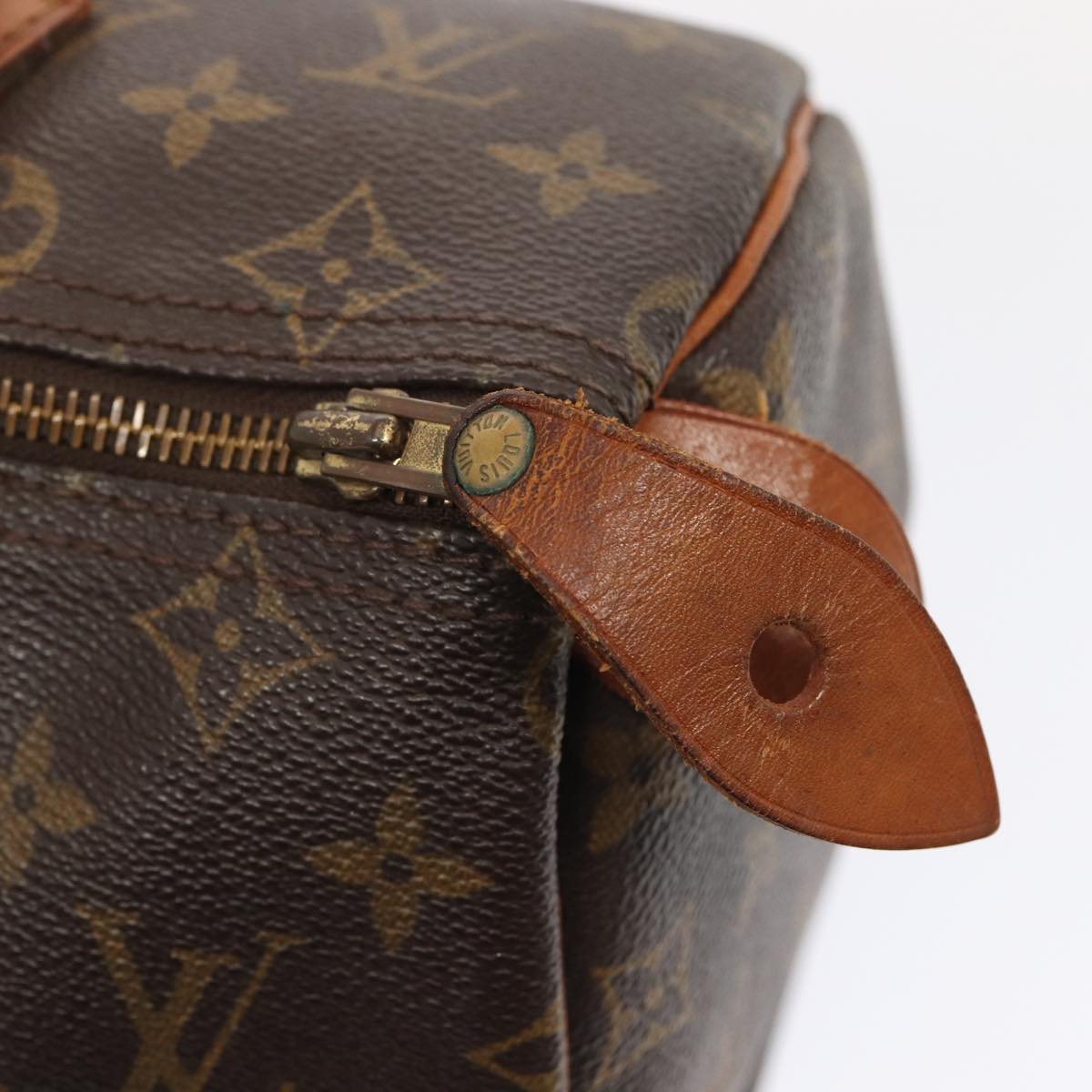 LOUIS VUITTON Monogram Speedy 30 Hand Bag M41526 LV Auth 84330