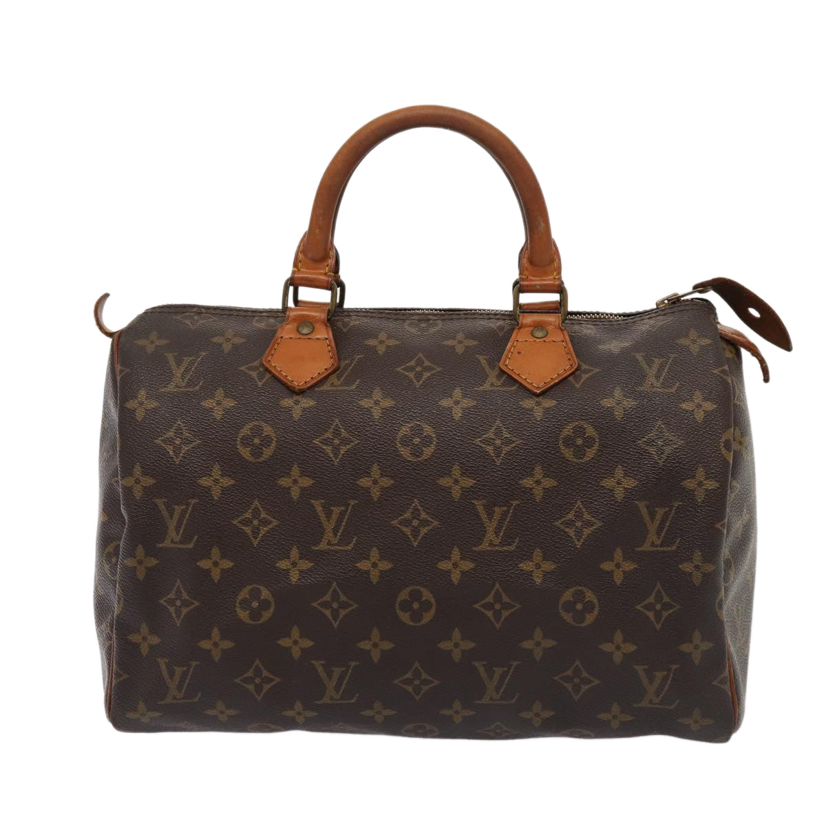 LOUIS VUITTON Monogram Speedy 30 Hand Bag M41526 LV Auth 84330