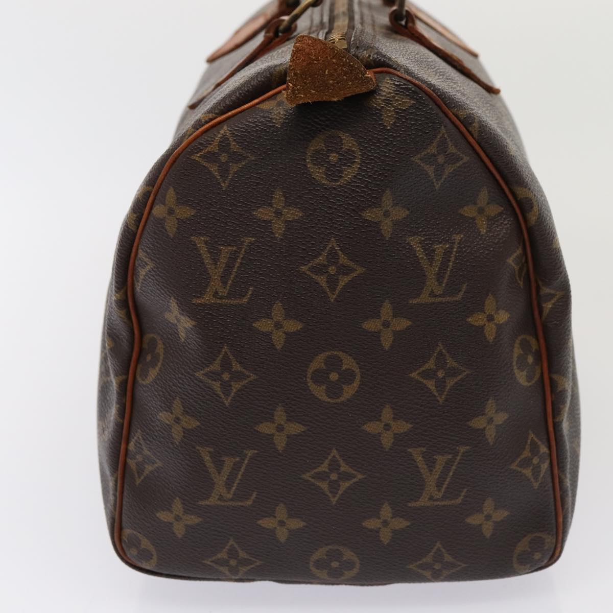 LOUIS VUITTON Monogram Speedy 30 Hand Bag M41526 LV Auth 84330