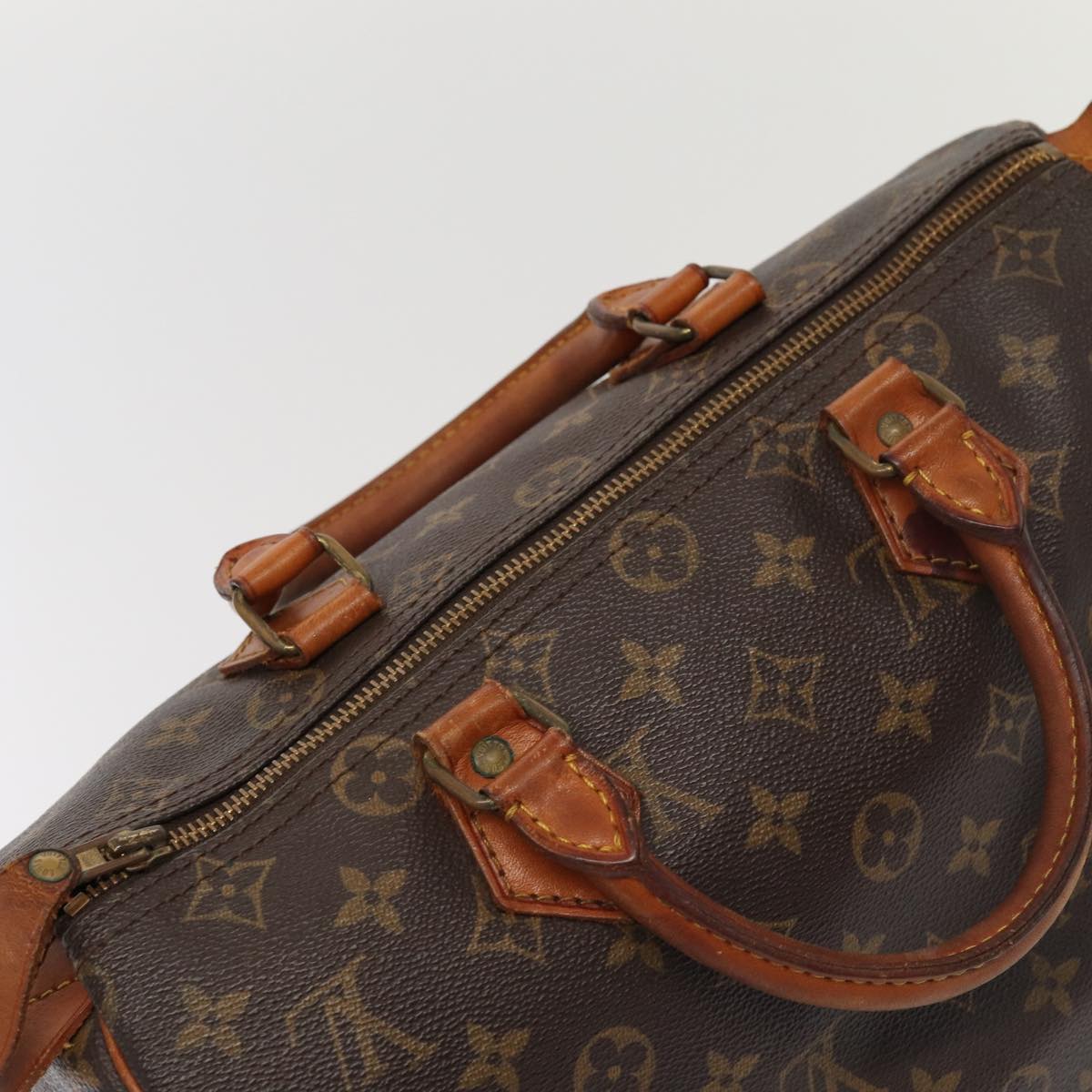 LOUIS VUITTON Monogram Speedy 30 Hand Bag M41526 LV Auth 84330