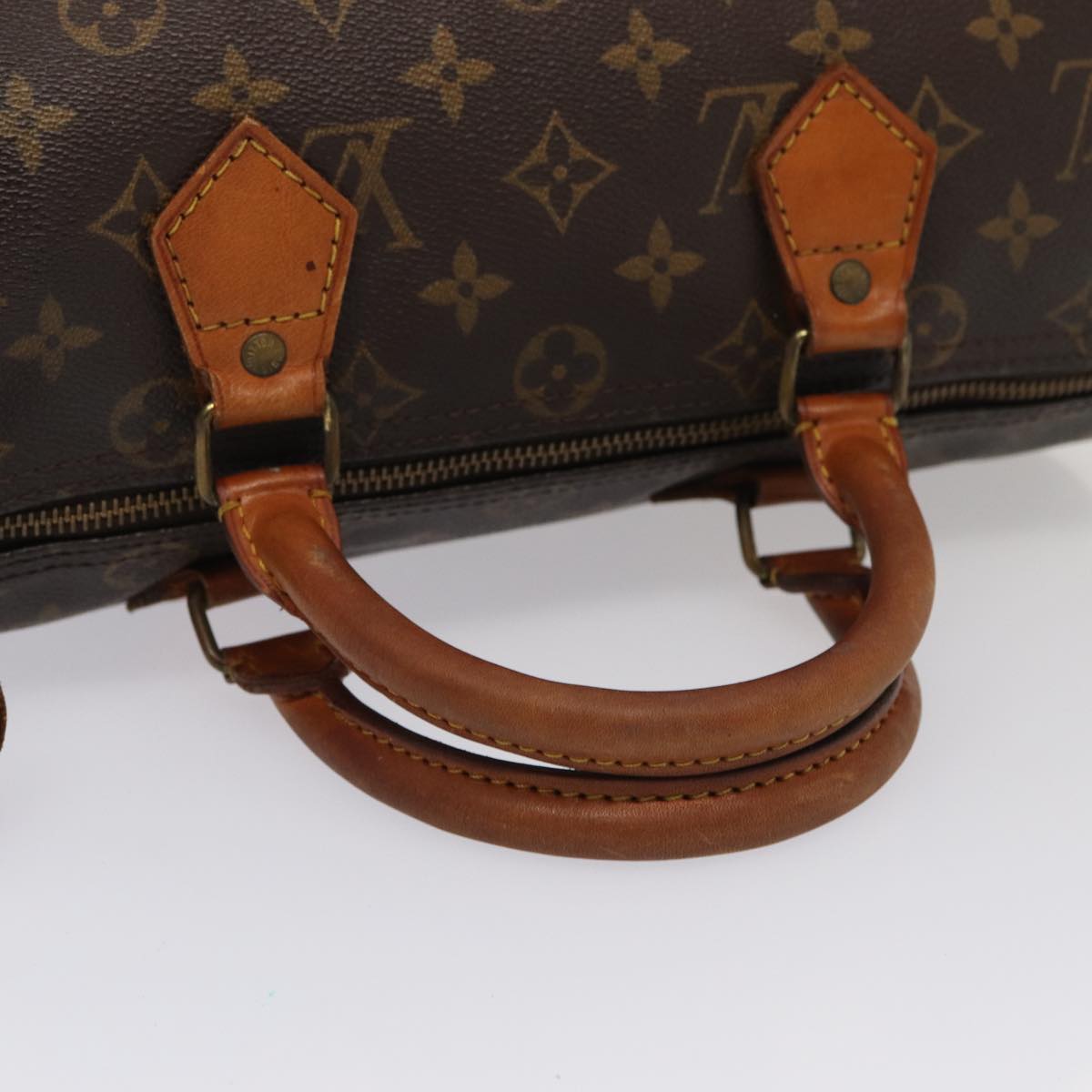 LOUIS VUITTON Monogram Speedy 30 Hand Bag M41526 LV Auth 84330