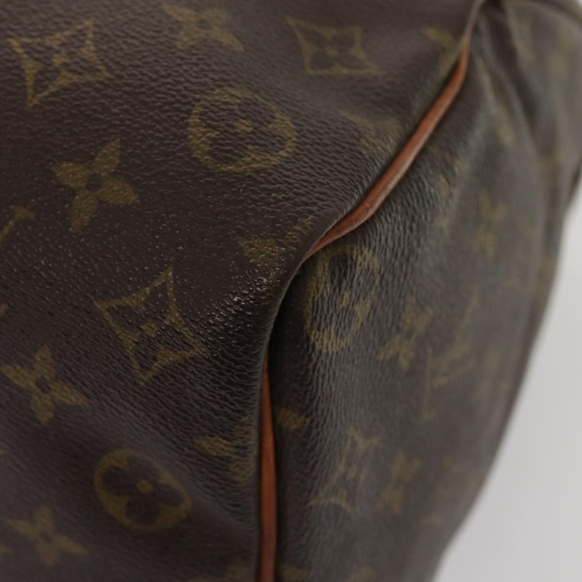 LOUIS VUITTON Monogram Speedy 35 Hand Bag M41524 LV Auth 84331