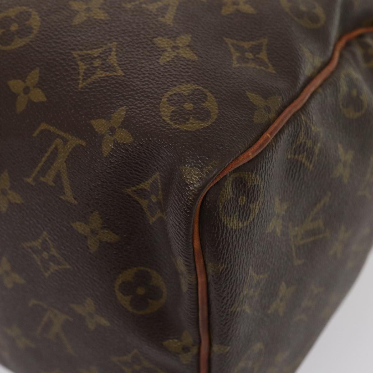 LOUIS VUITTON Monogram Speedy 35 Hand Bag M41524 LV Auth 84331