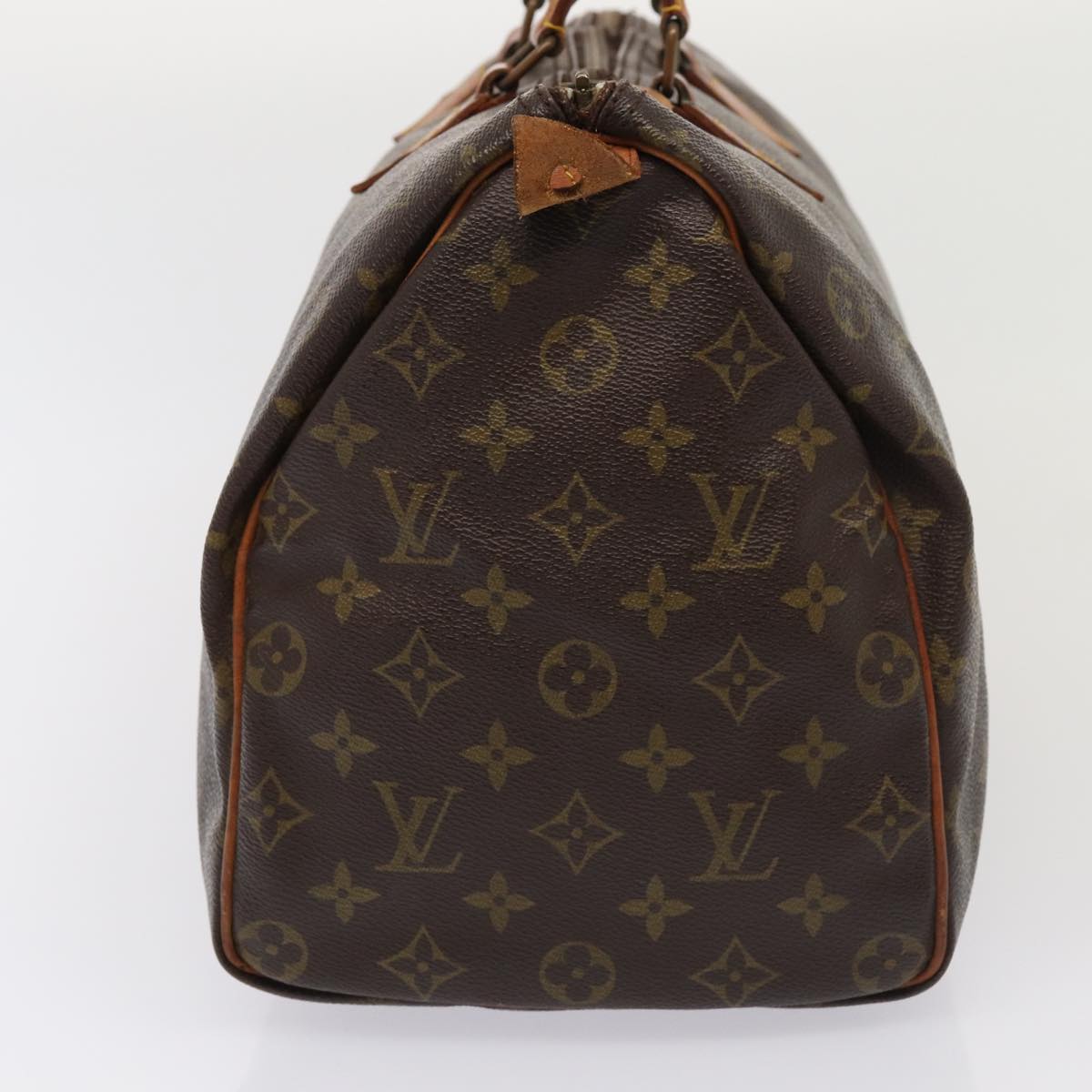 LOUIS VUITTON Monogram Speedy 35 Hand Bag M41524 LV Auth 84331