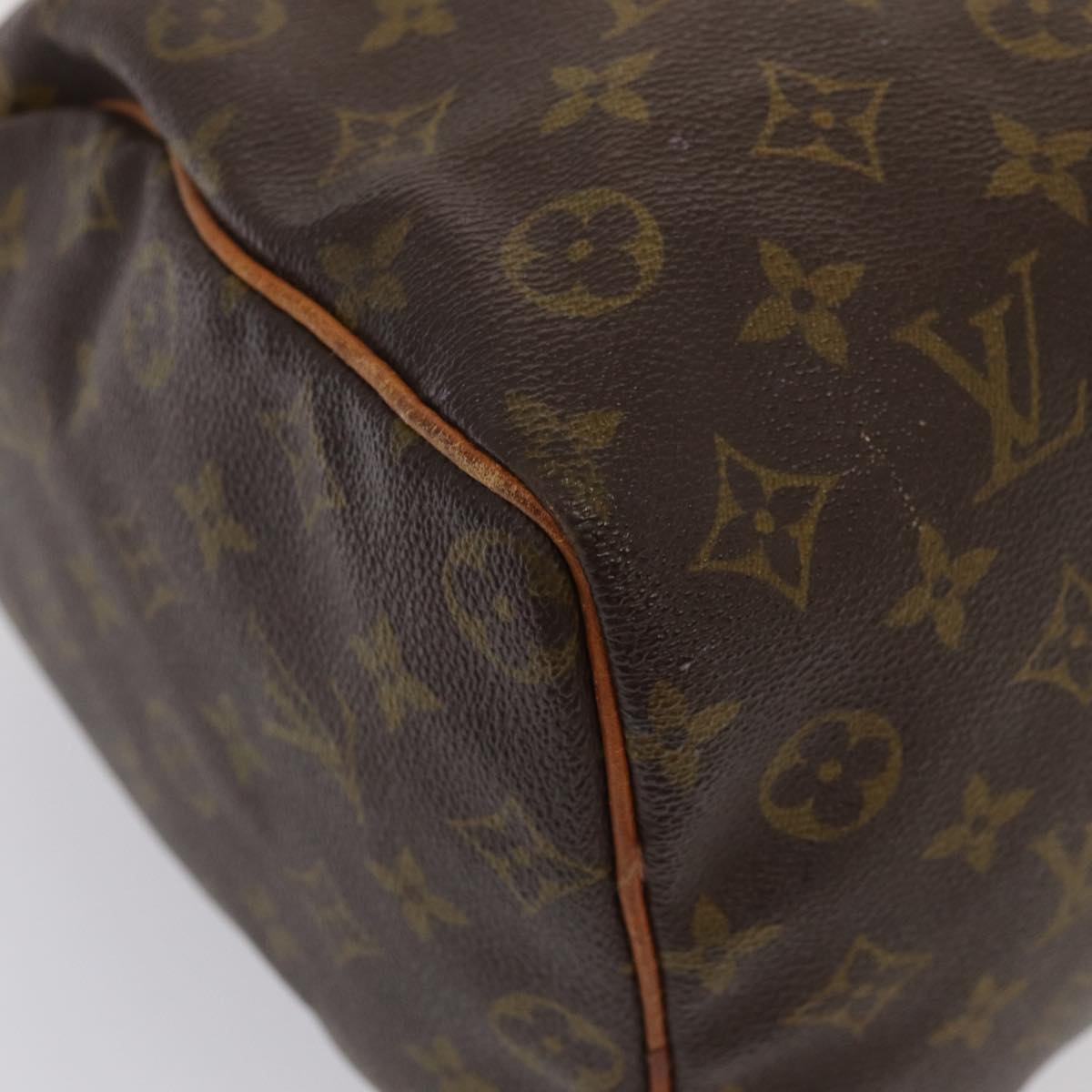 LOUIS VUITTON Monogram Speedy 35 Hand Bag M41524 LV Auth 84332