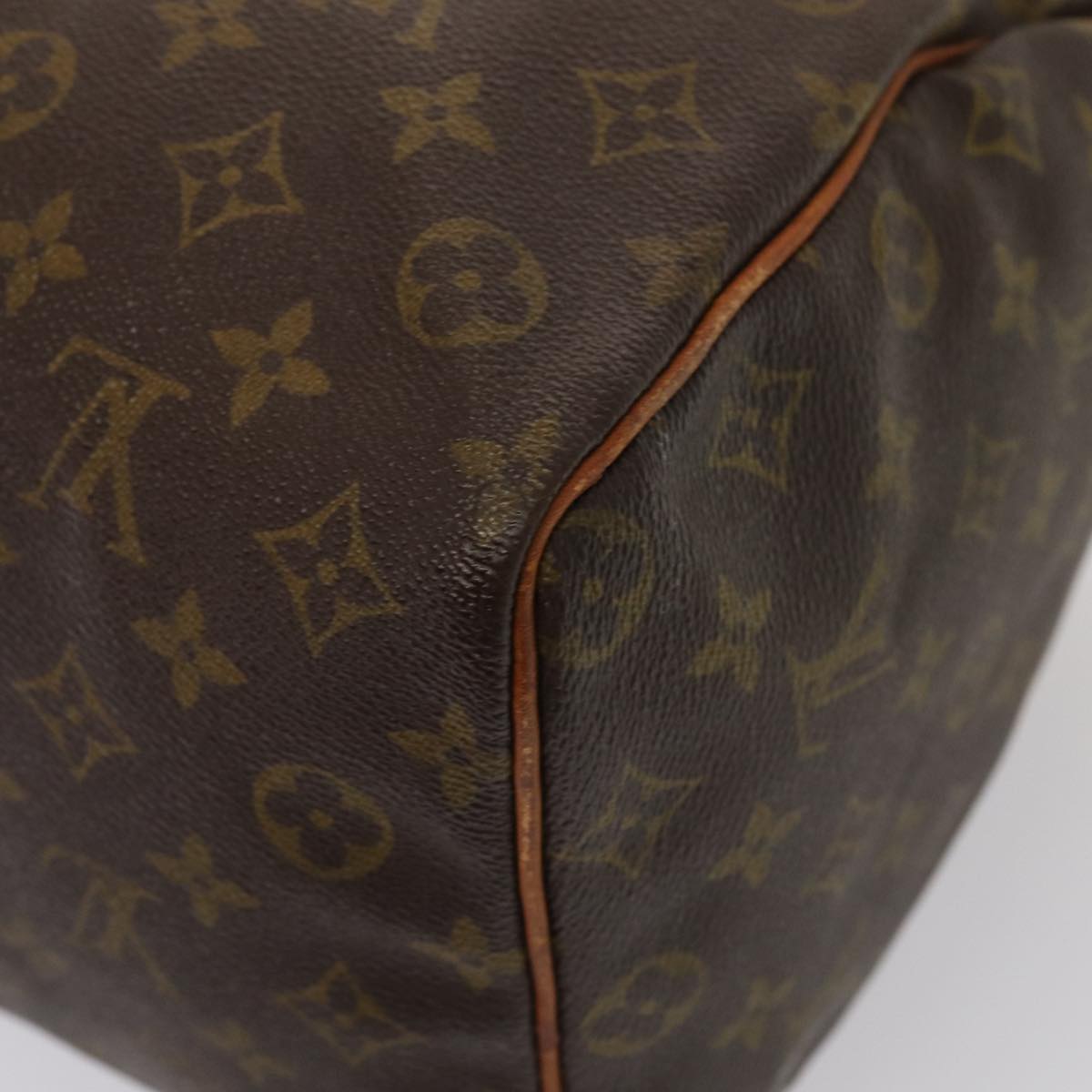 LOUIS VUITTON Monogram Speedy 35 Hand Bag M41524 LV Auth 84332