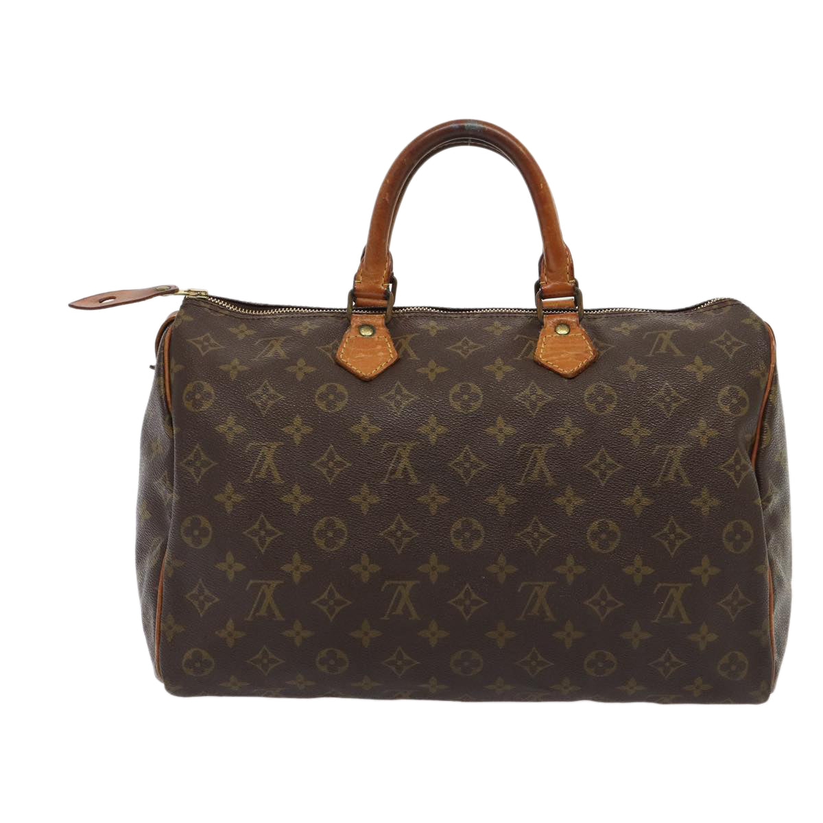 LOUIS VUITTON Monogram Speedy 35 Hand Bag M41524 LV Auth 84332 - 0