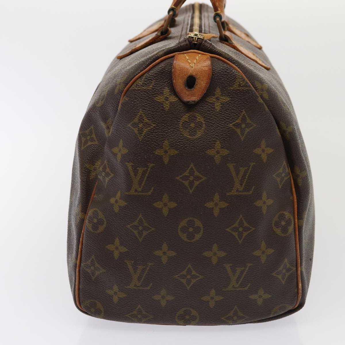 LOUIS VUITTON Monogram Speedy 35 Hand Bag M41524 LV Auth 84332