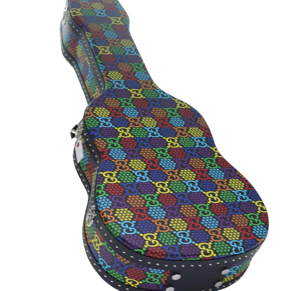 GUCCI Guitar Cases GG Psychedelic Multicolor 605315 Auth 84342SM