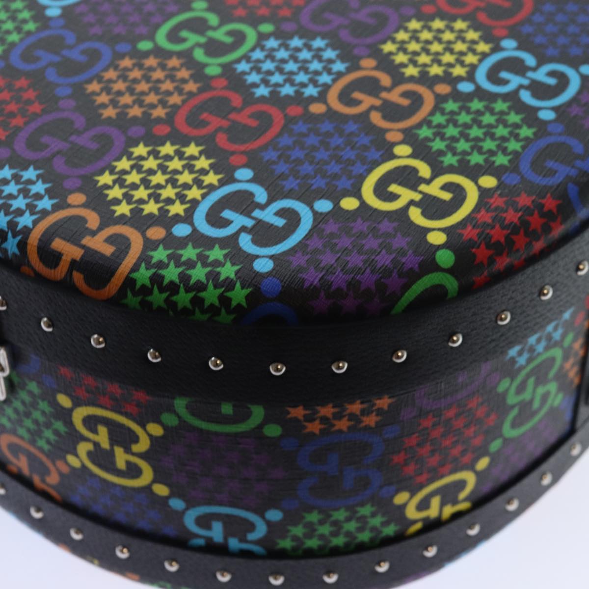 GUCCI Guitar Cases GG Psychedelic Multicolor 605315 Auth 84342S