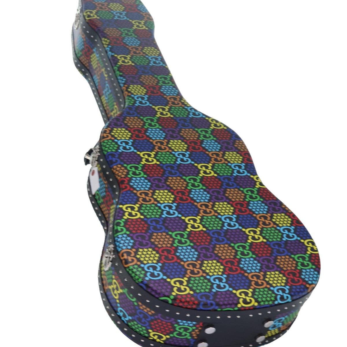 GUCCI Guitar Cases GG Psychedelic Multicolor 605315 Auth 84342S