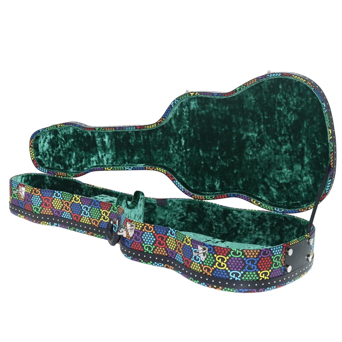 GUCCI Guitar Cases GG Psychedelic Multicolor 605315 Auth 84342S