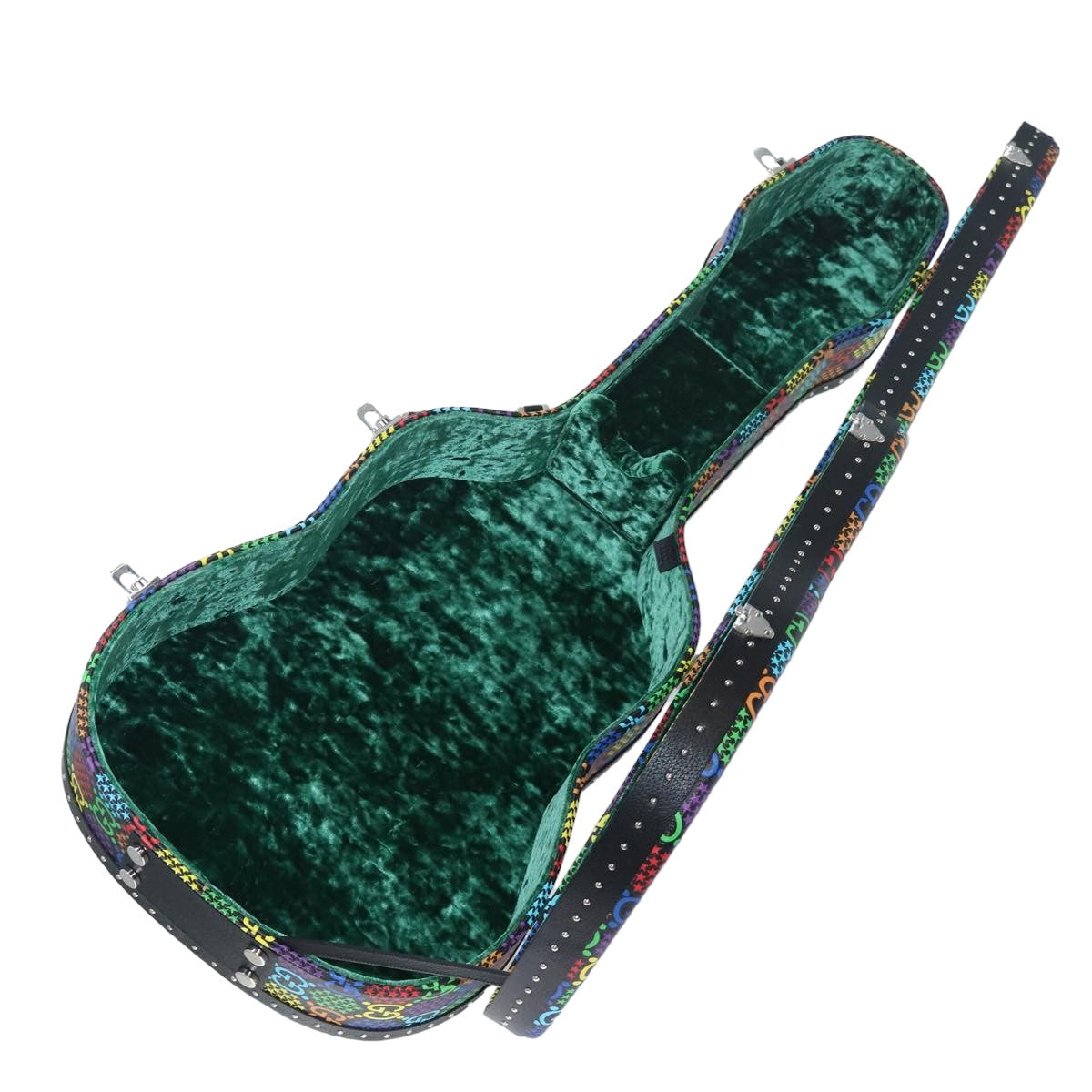 GUCCI Guitar Cases GG Psychedelic Multicolor 605315 Auth 84342S