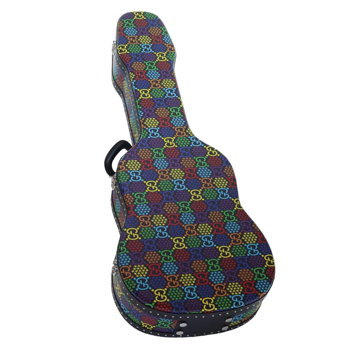 GUCCI Guitar Cases GG Psychedelic Multicolor 605315 Auth 84342S