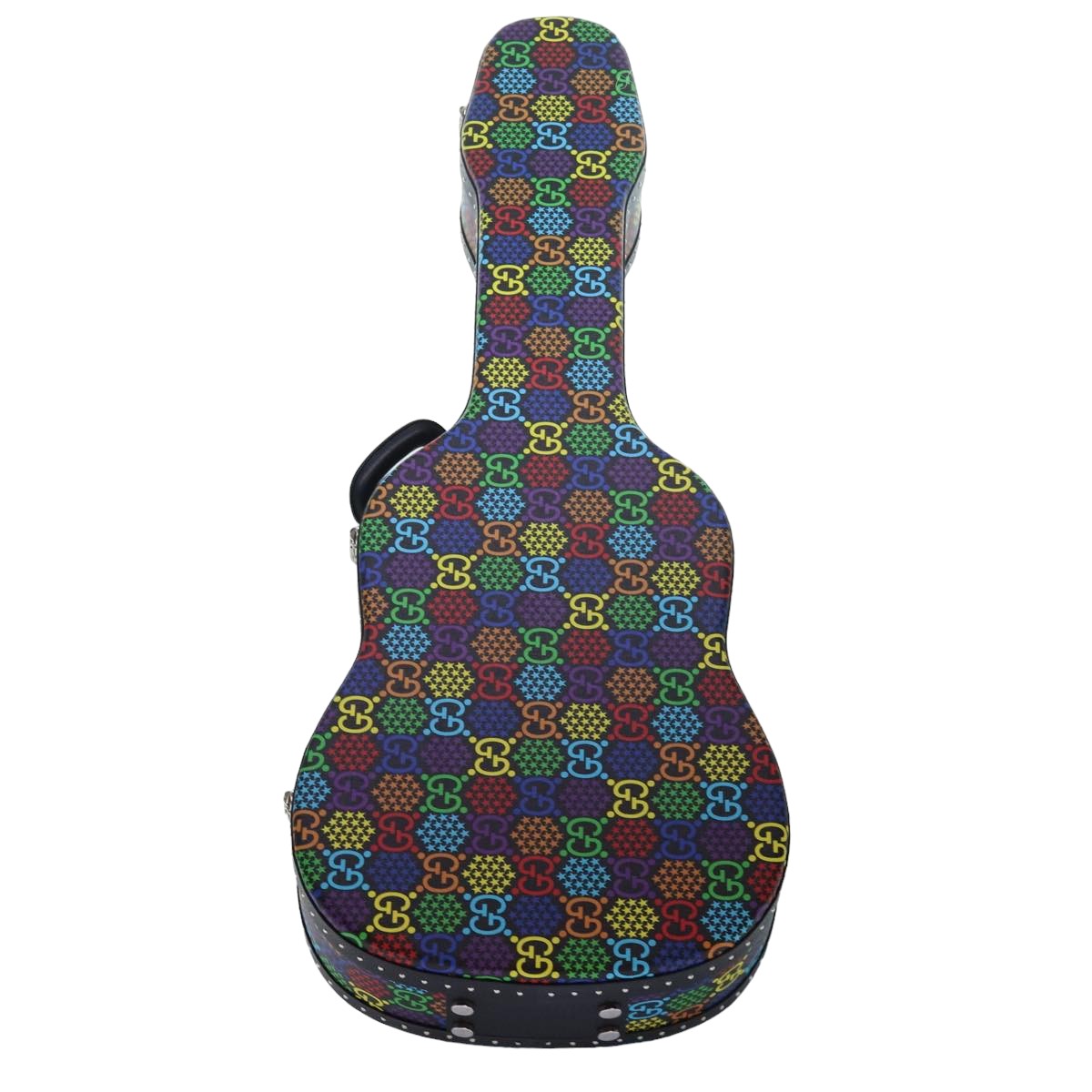 GUCCI Guitar Cases GG Psychedelic Multicolor 605315 Auth 84342S