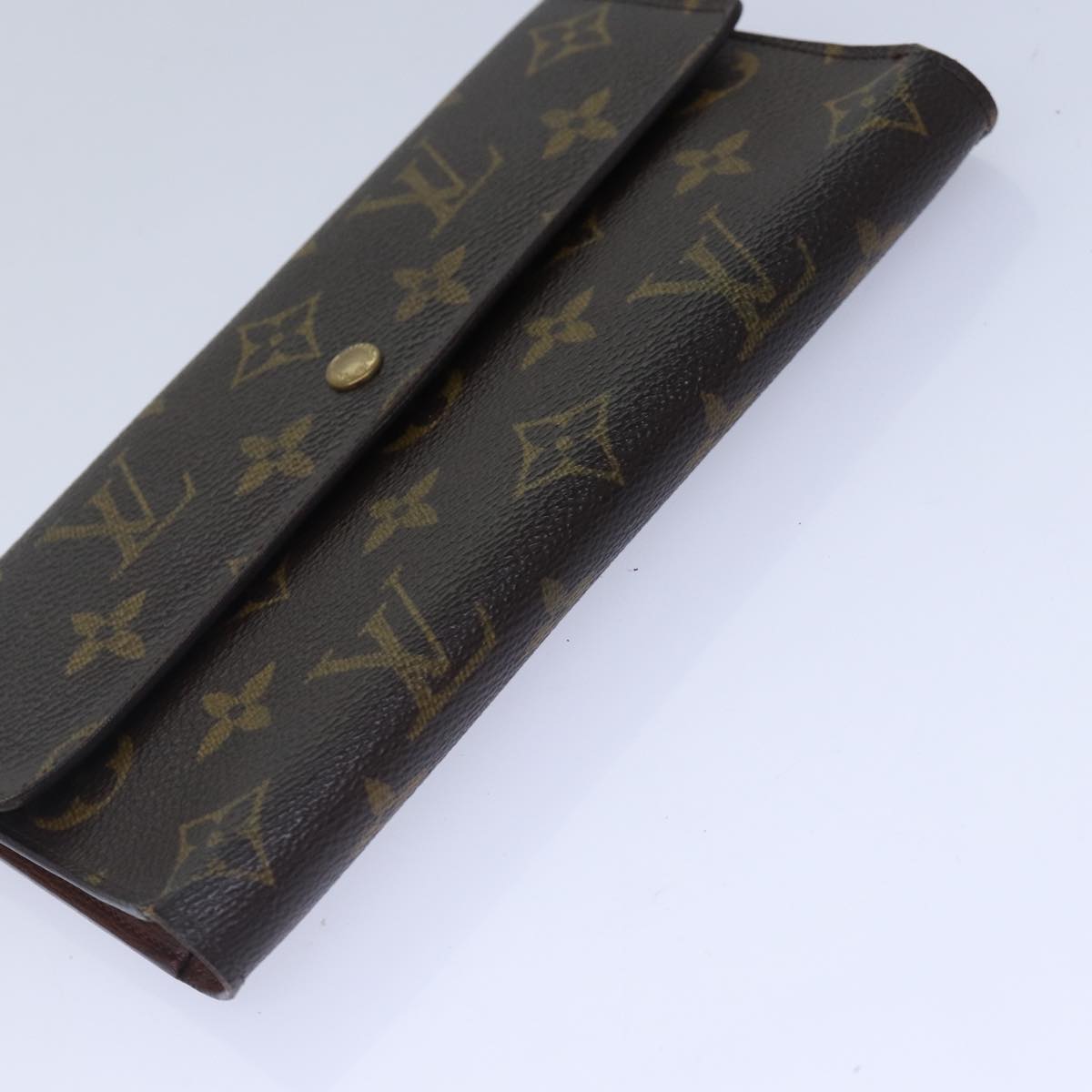 LOUIS VUITTON Monogram Portefeuille International Wallet 2Set LV Auth 84348