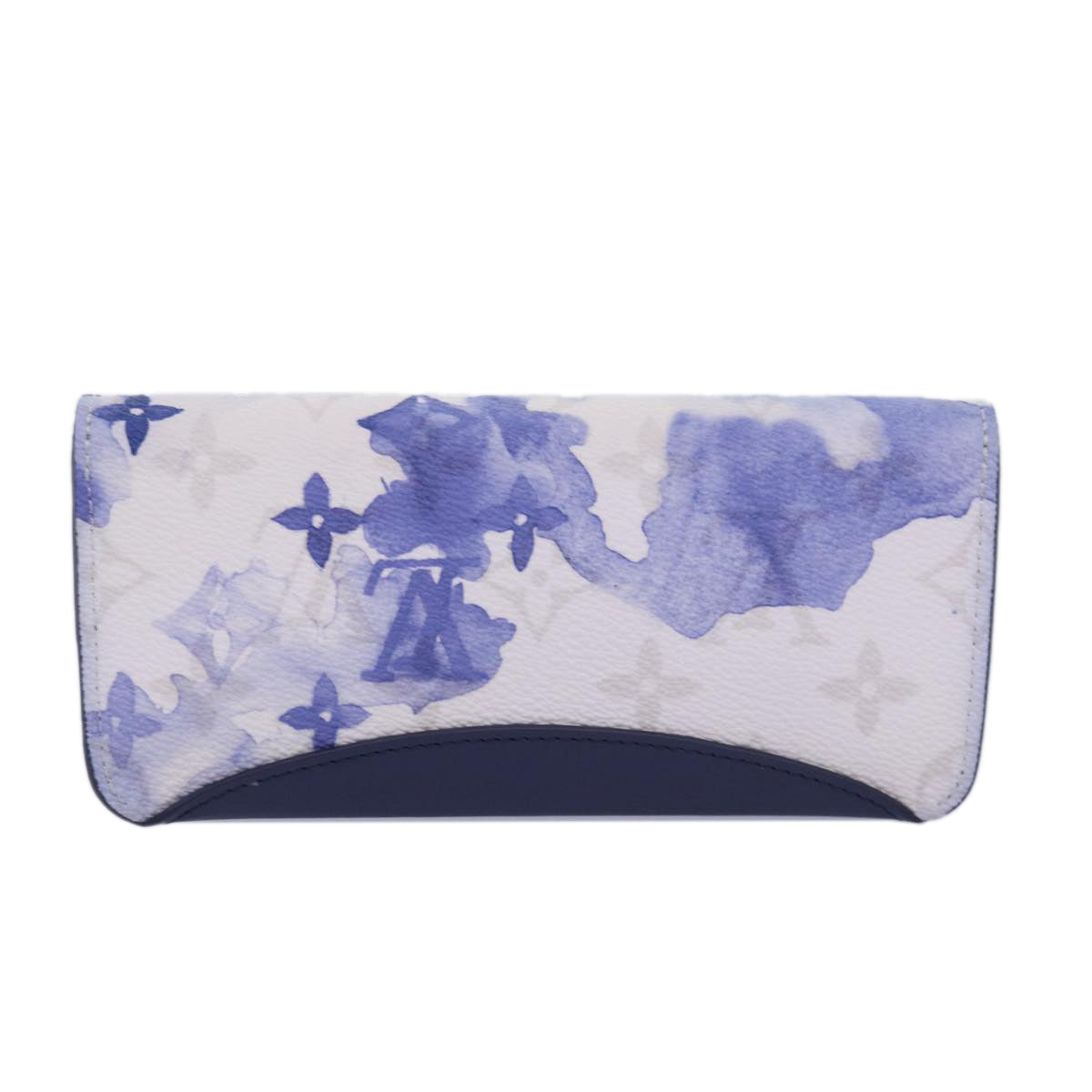 LOUIS VUITTON Monogram Watercolor Etui Lunette Glasses Case GI0589 Auth 84357A - 0