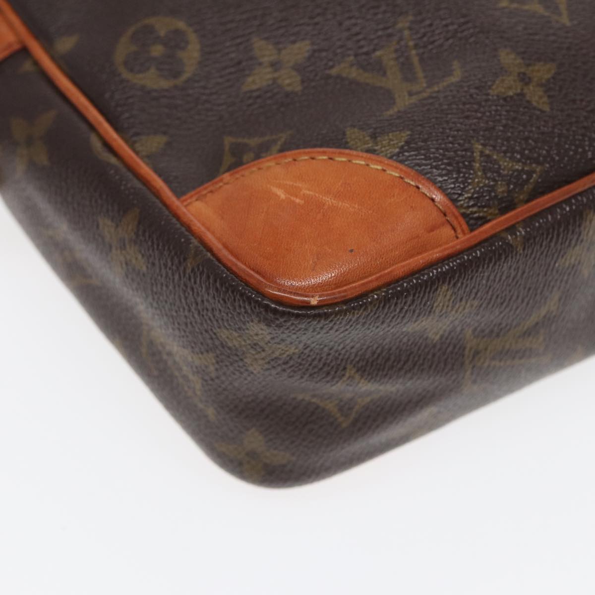 LOUIS VUITTON Monogram Compiegne 28 Clutch Bag M51845 LV Auth 84365