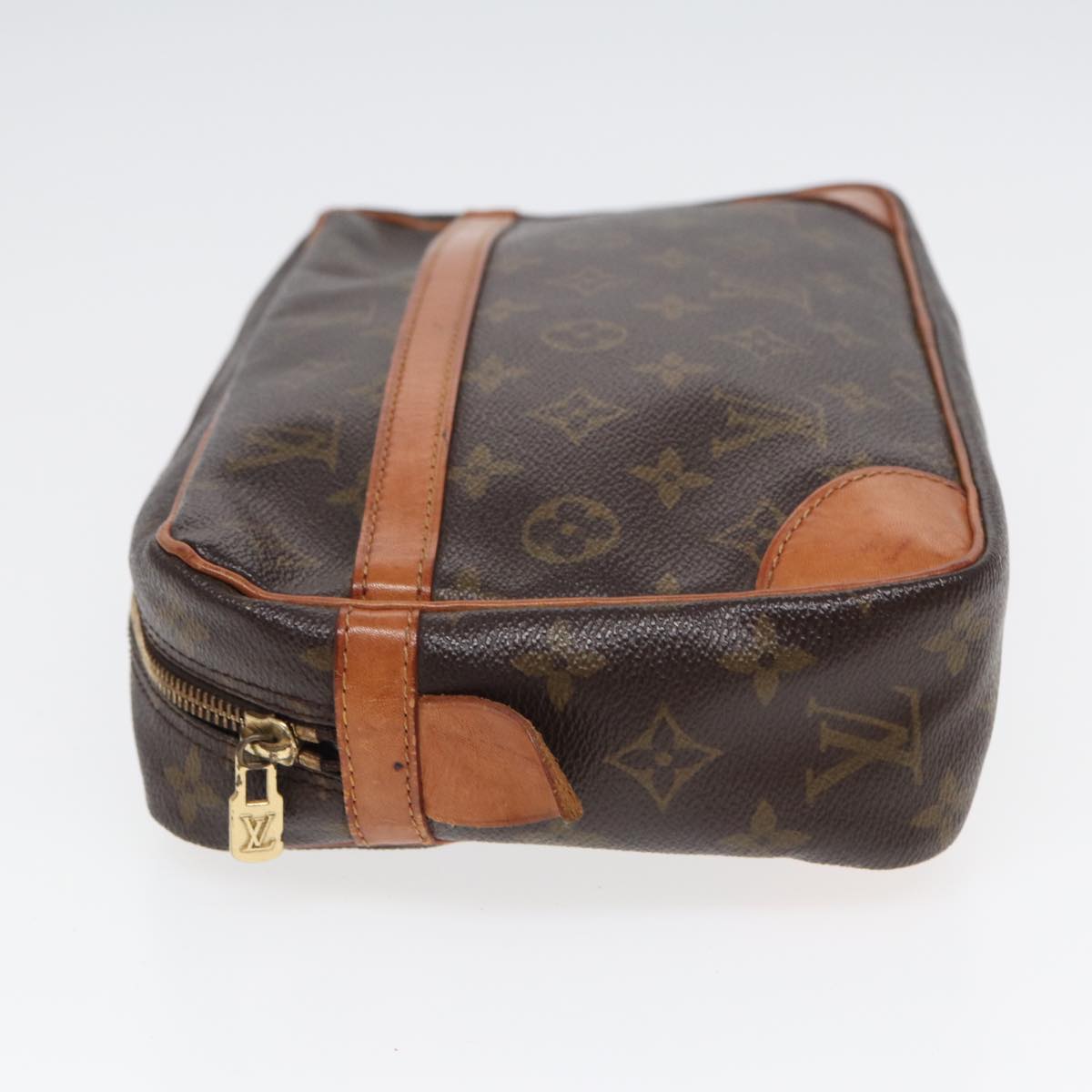 LOUIS VUITTON Monogram Compiegne 28 Clutch Bag M51845 LV Auth 84365