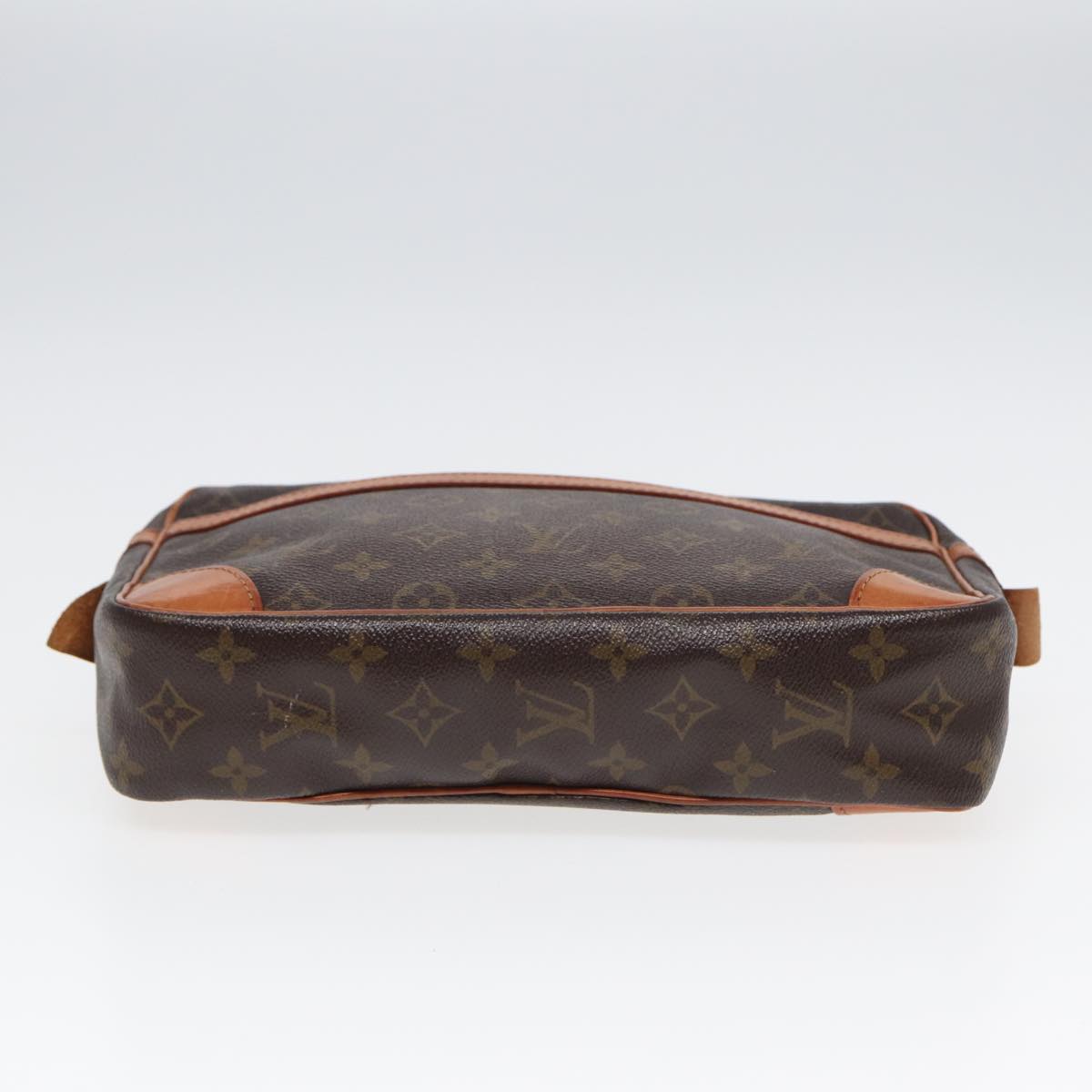 LOUIS VUITTON Monogram Compiegne 28 Clutch Bag M51845 LV Auth 84365