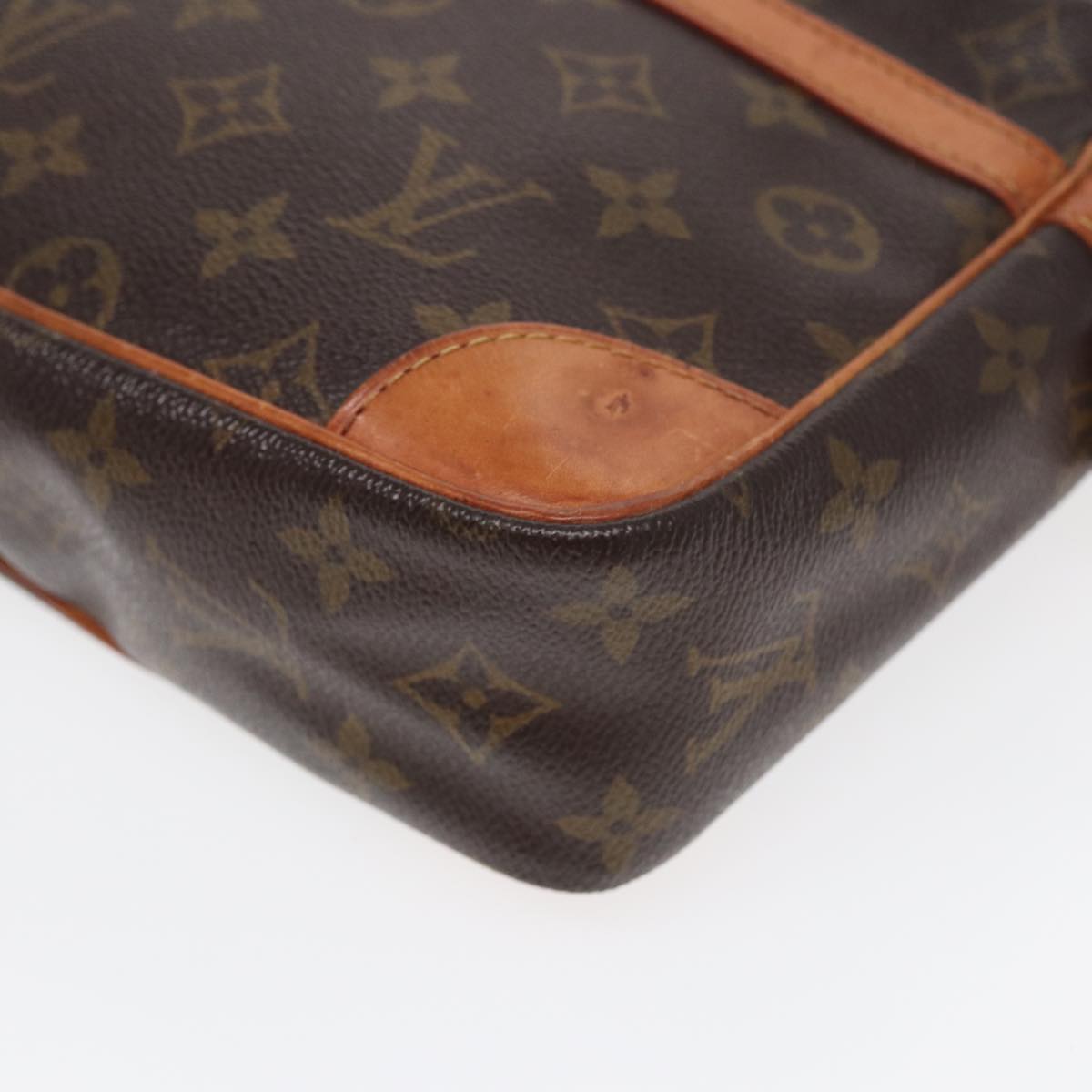 LOUIS VUITTON Monogram Compiegne 28 Clutch Bag M51845 LV Auth 84365