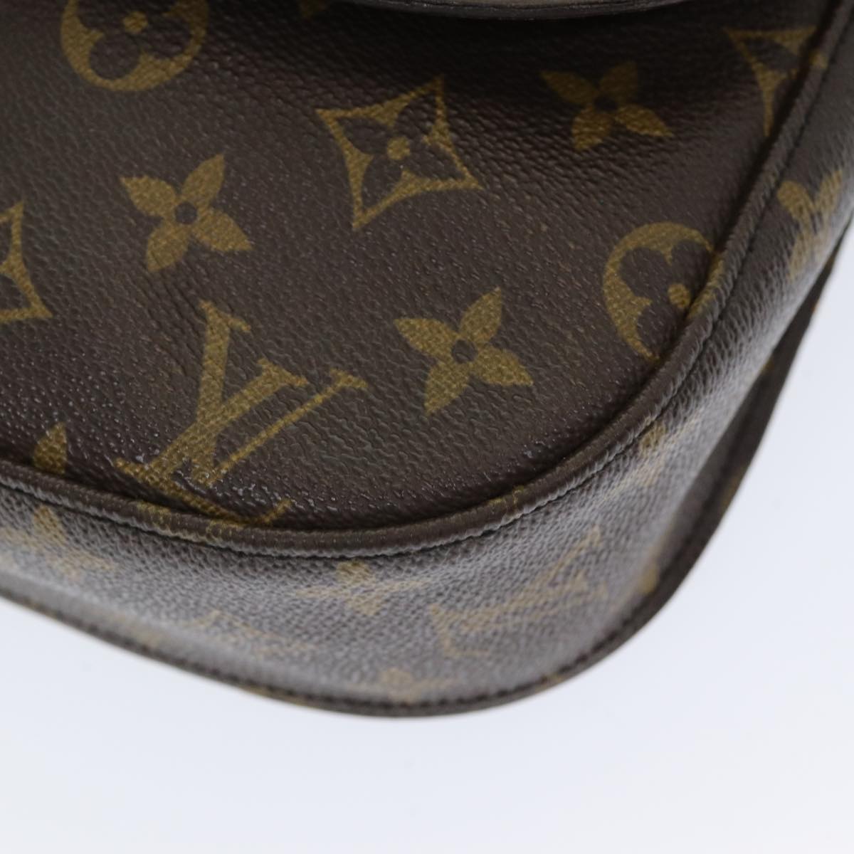 LOUIS VUITTON Monogram Saint Cloud GM Shoulder Bag M51242 LV Auth 84366