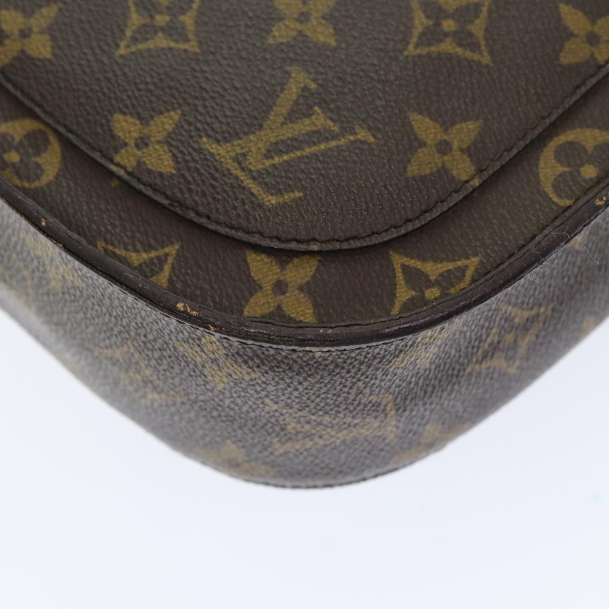 LOUIS VUITTON Monogram Saint Cloud GM Shoulder Bag M51242 LV Auth 84366