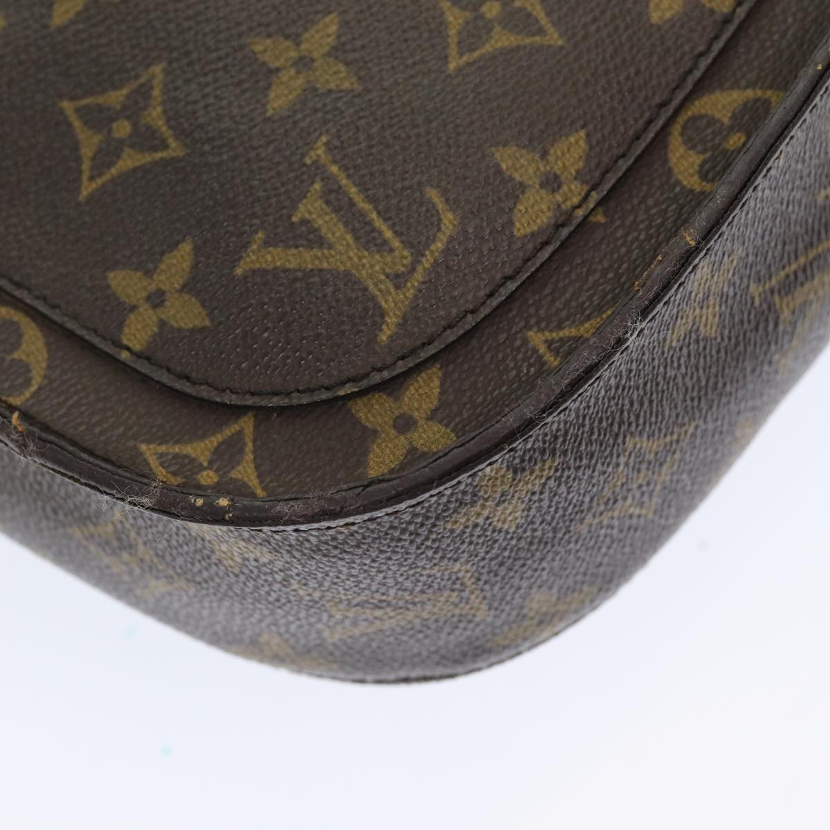 LOUIS VUITTON Monogram Saint Cloud GM Shoulder Bag M51242 LV Auth 84366