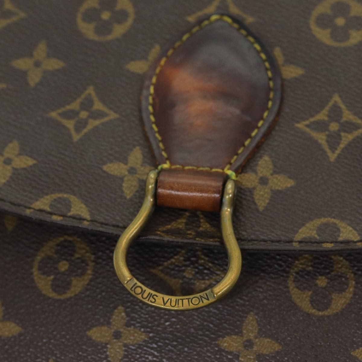 LOUIS VUITTON Monogram Saint Cloud GM Shoulder Bag M51242 LV Auth 84366