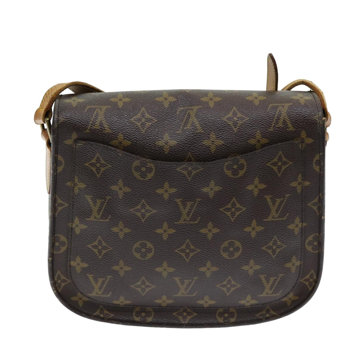 LOUIS VUITTON Monogram Saint Cloud GM Shoulder Bag M51242 LV Auth 84366